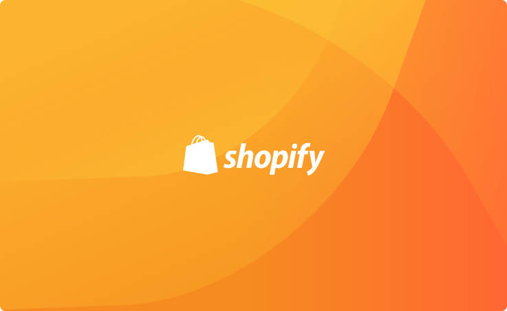 Shopify - Fondo naranja