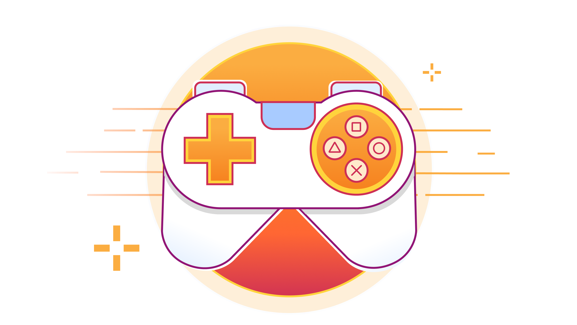 Gaming Controller illustration