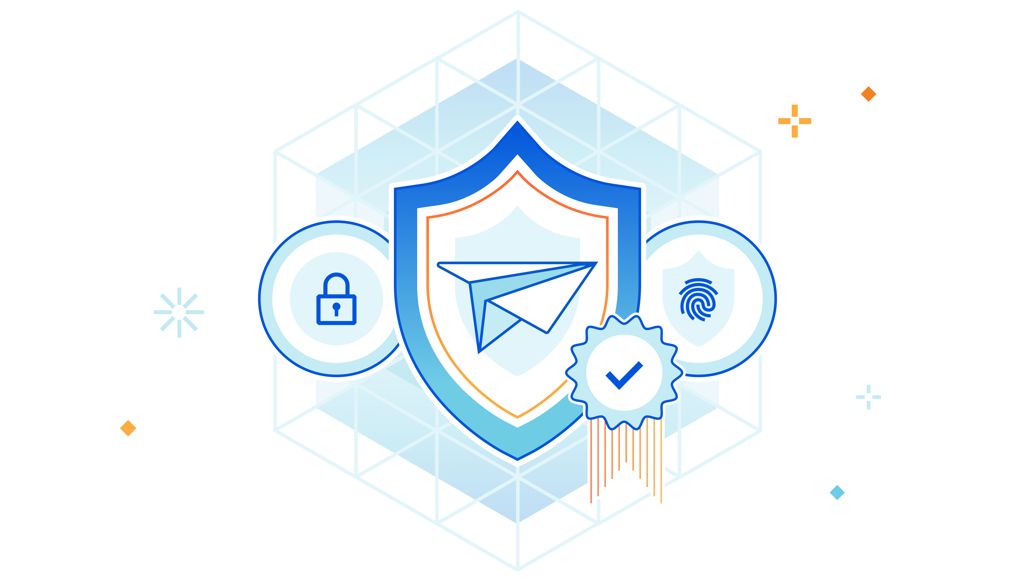 Email security services overview illustration