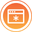 Remote Browser Isolation (RBI) - outline icon