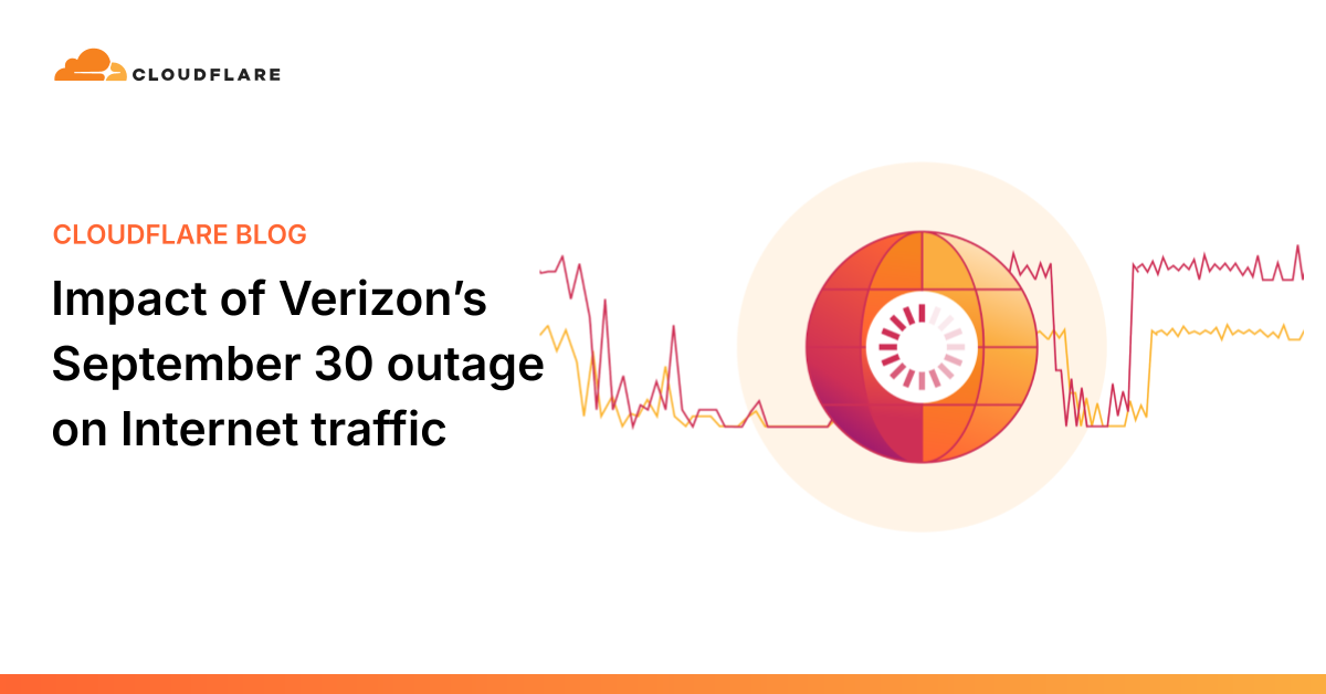 Verizon 9月30日网络中断对互联网流量的影响