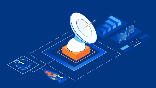 Illustration of Cloudflare Radar