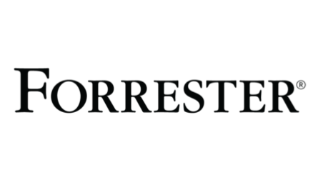 Logotipo da Forrester preto
