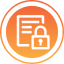 Data Loss Prevention (DLP) - outline icon