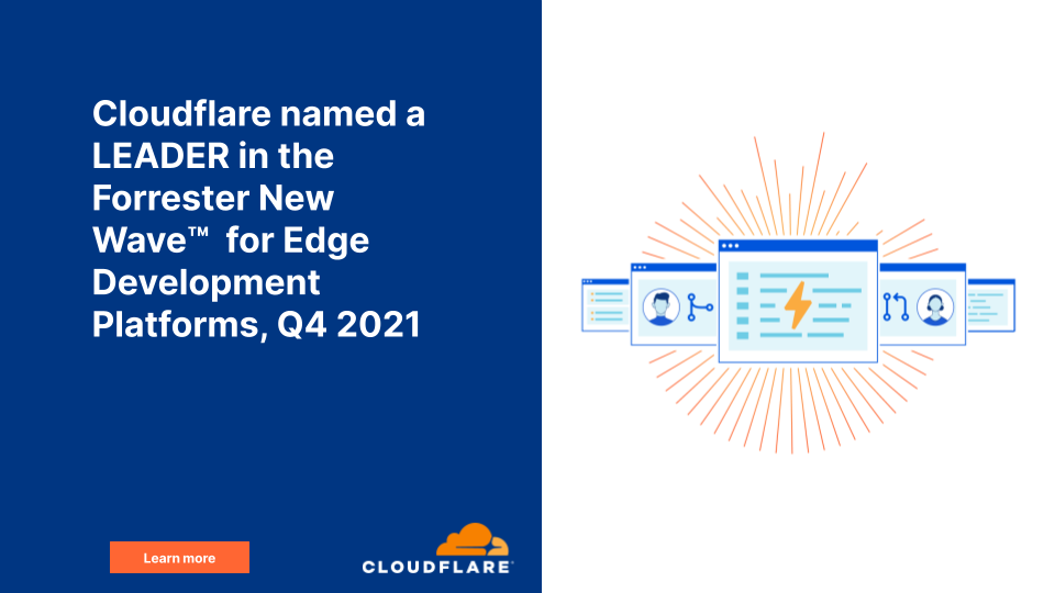 The Forrester New Wave™: Desarrollo Perimetral | Cloudflare