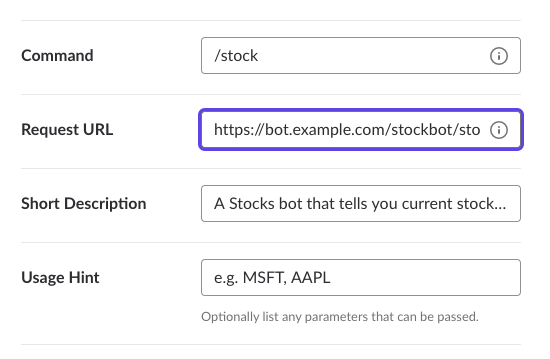 Slack: Create New Command