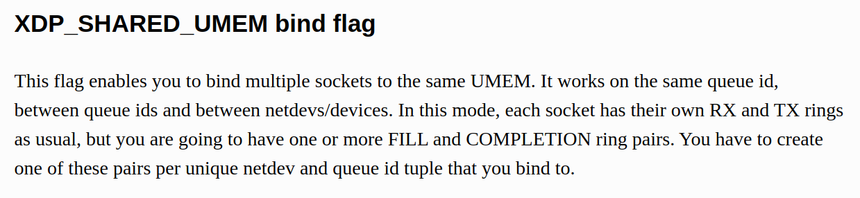 XDP_SHARED_UMEM bind flag documentation