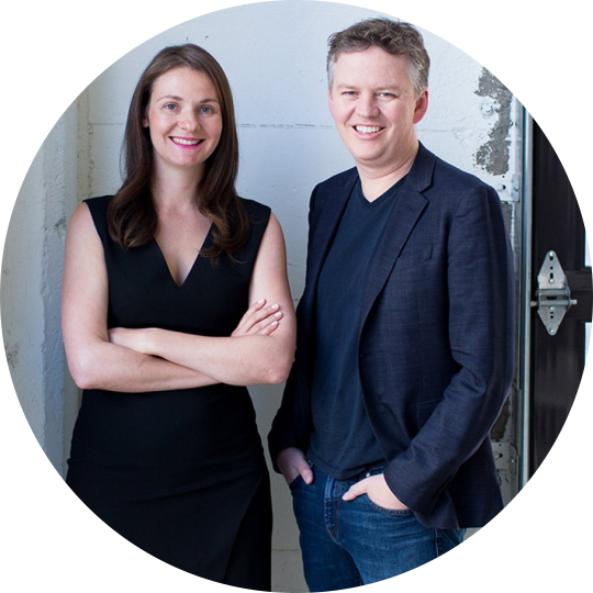 Matthew Prince, cofundador e CEO e Michelle Zatlyn, cofundadora, presidente e COO da Cloudflare
