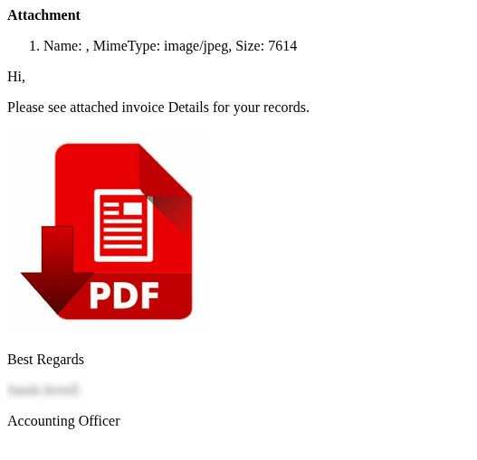 Fatura Ayrıntıları kimlik avı örneği (Kaynak: Cloudforce bir kez).