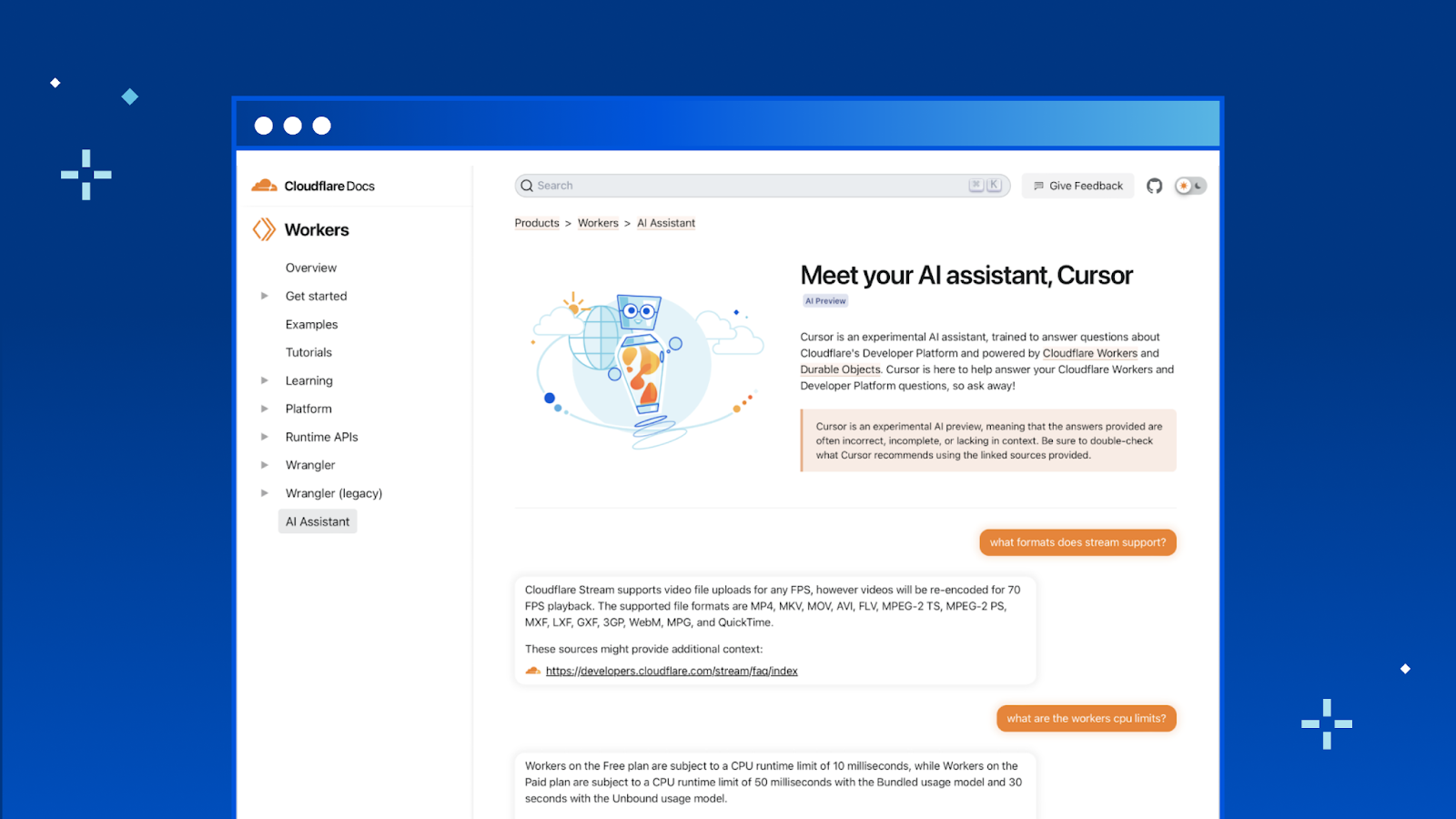 Introducing Cursor: the Cloudflare AI Assistant