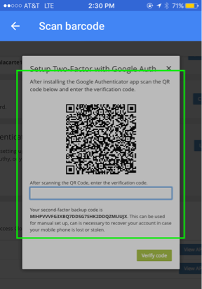 You can now use Google Authenticator and any TOTP app for Two-Factor Authentication