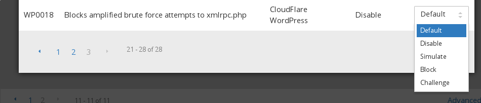 Enabling WordPress XML-RPC WAF Rule