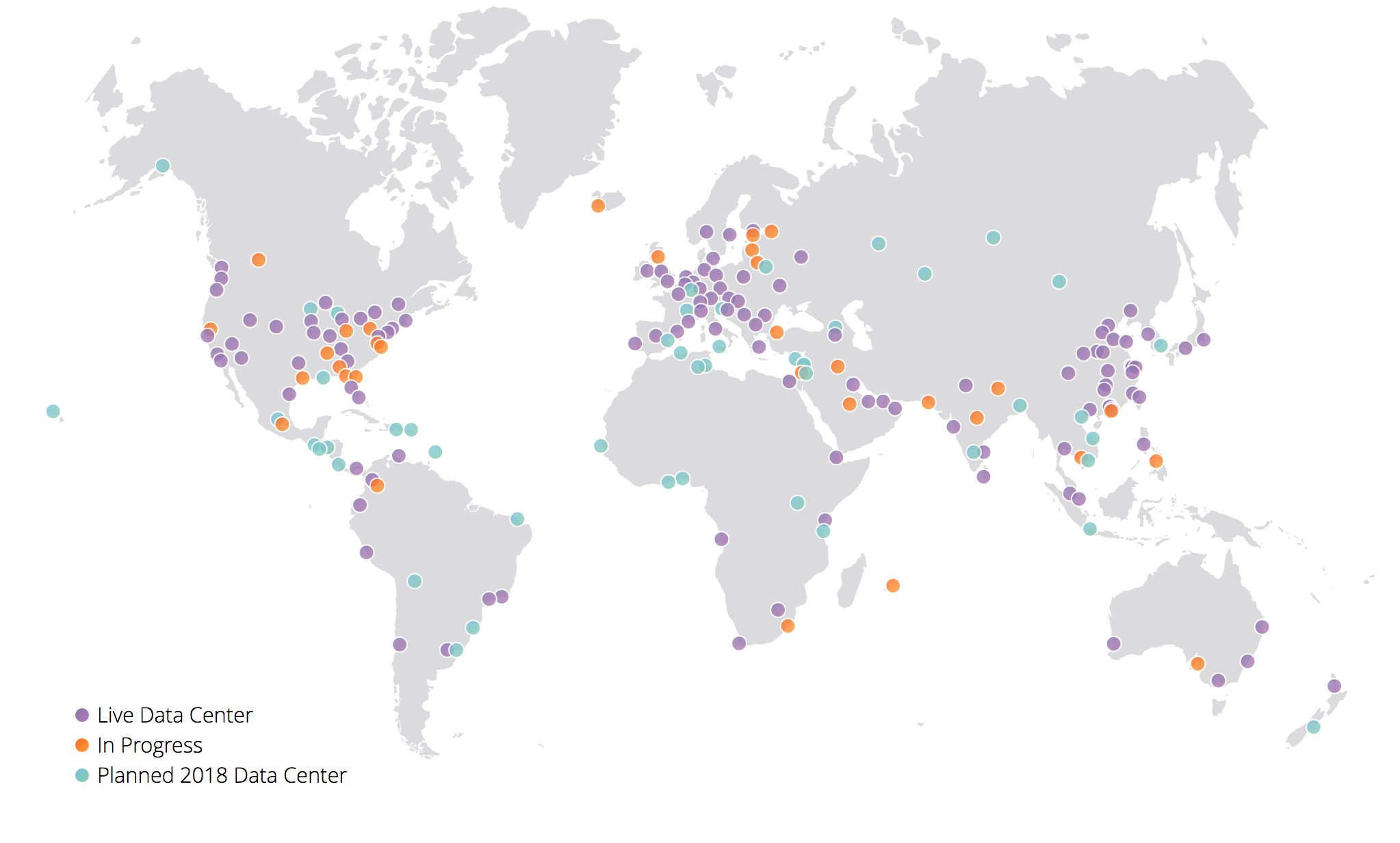 Cloudflare 2018 Network Map