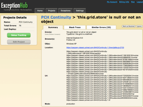 App a Day #11 - ExceptionHub for JavaScript Error Tracking