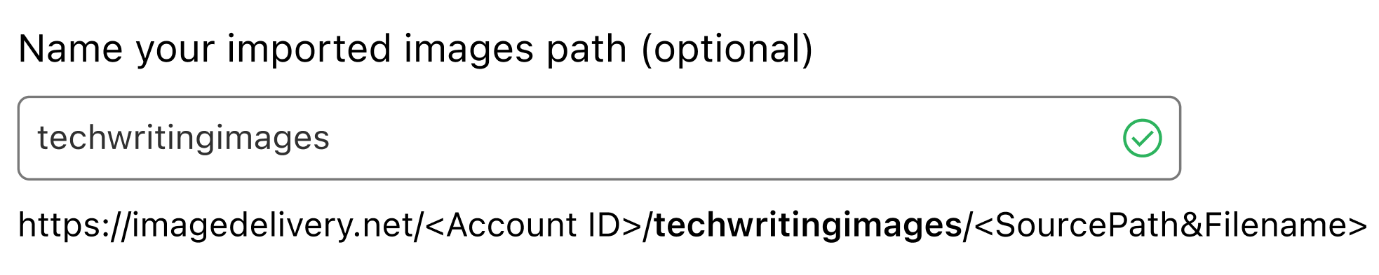 define a path prefix to easily identify all images imported from this source