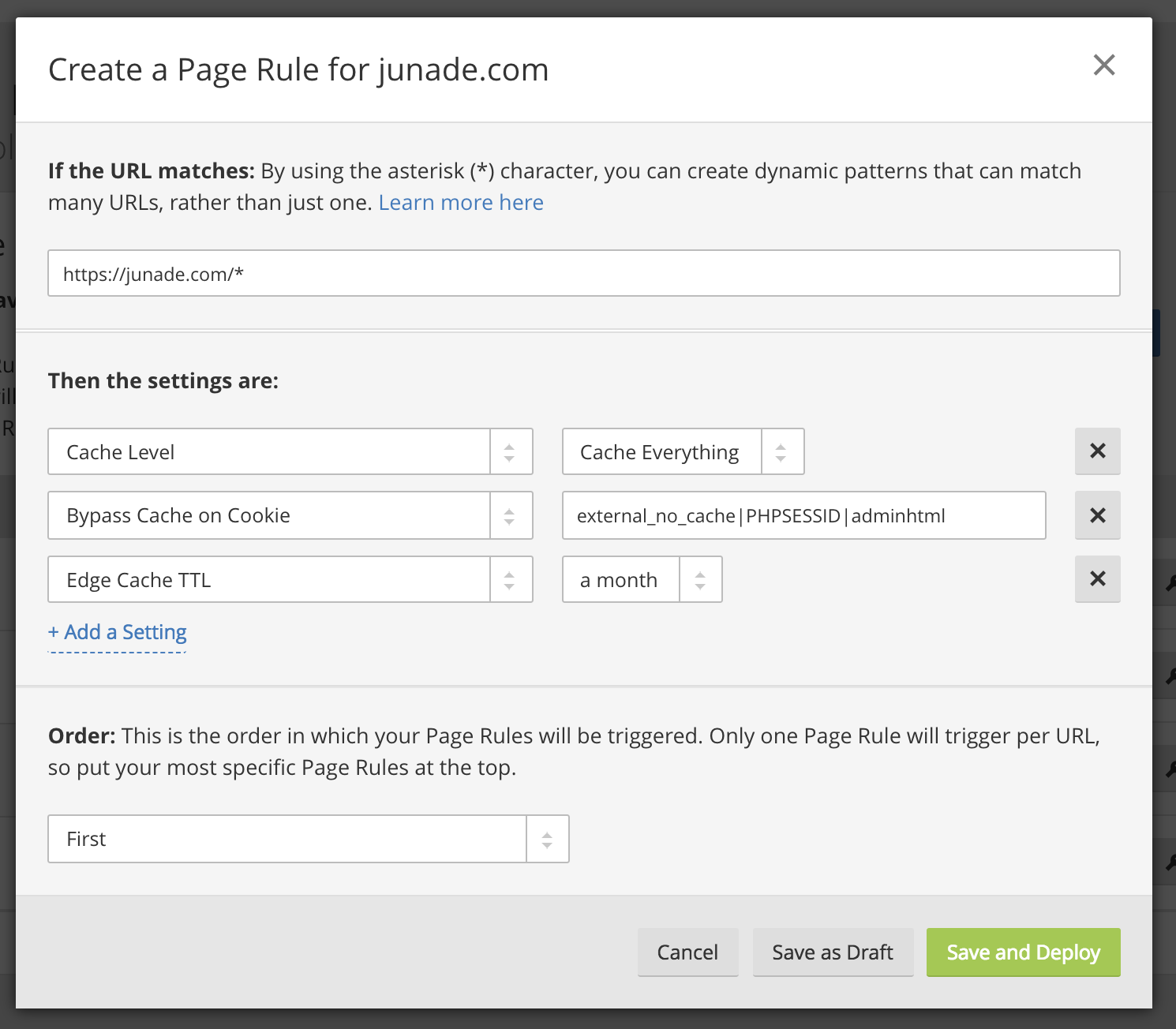 Magento Cache Cookie Bypass