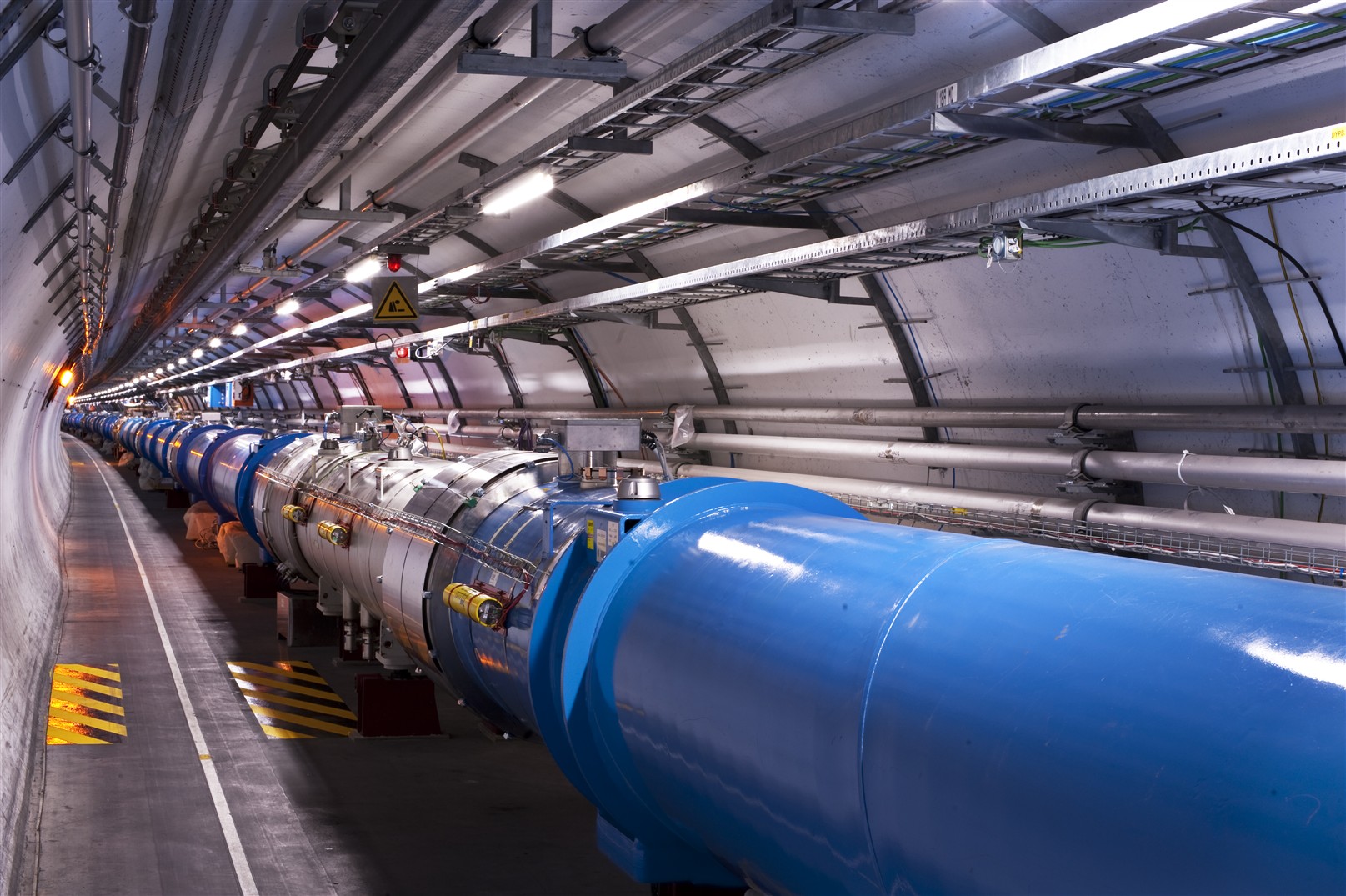 July 4, 2012 - CERN announces the discovery of a new particle with properties consistent with the Higgs boson after experiments at the Large Hadron Collider